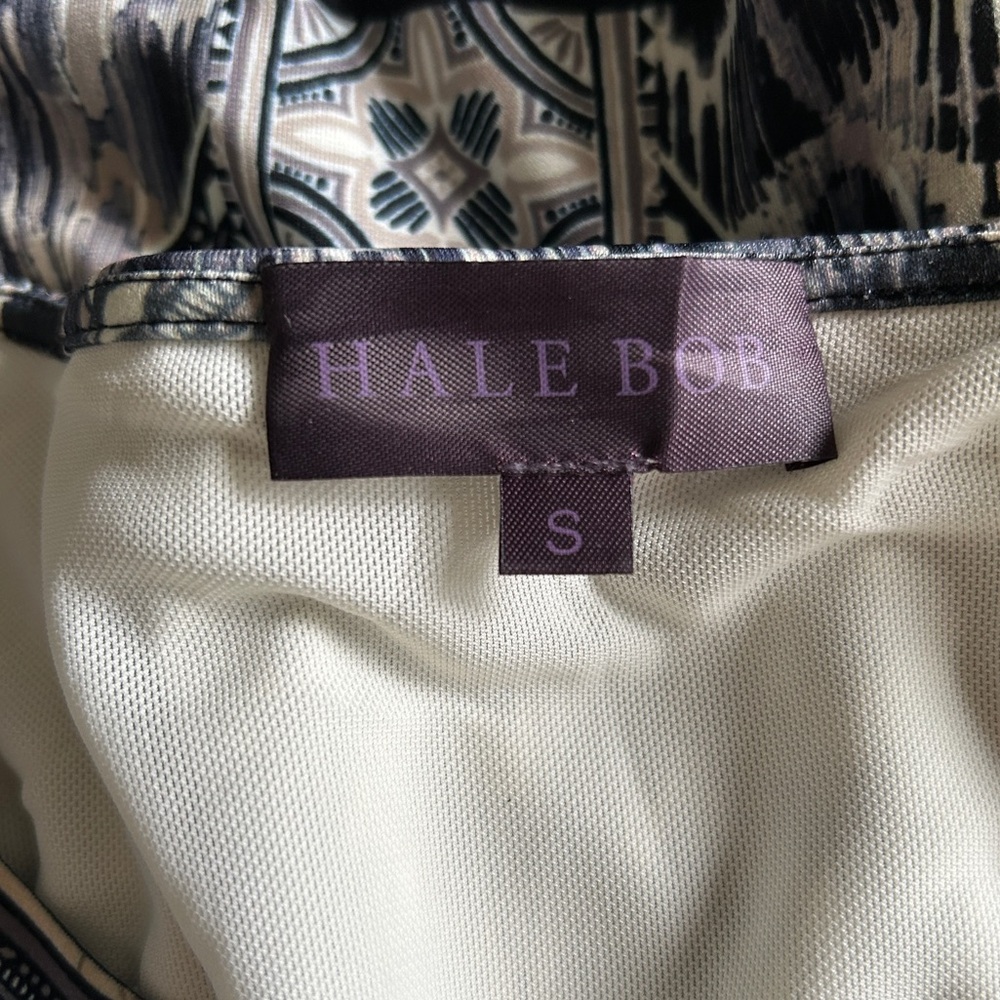 Hale Bob 3/4 sleeve black and white jersey dress, size small - Picture 5 of 5